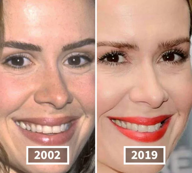 Visages des celebrite au cours du temps - #32 