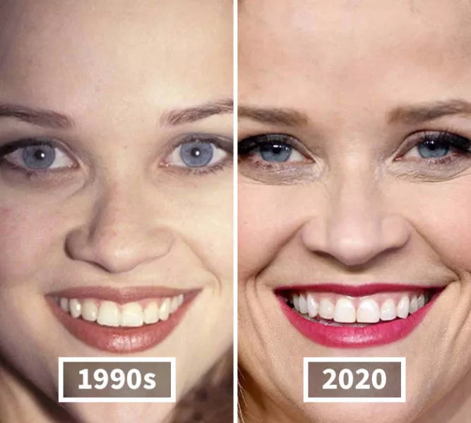 Visages des celebrite au cours du temps - #35 