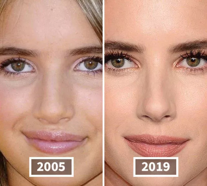 Visages des celebrite au cours du temps - #37 