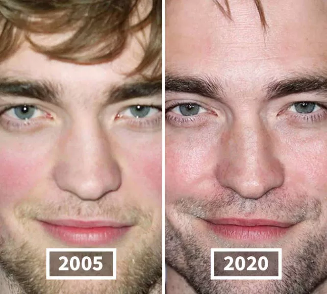 Faces of celebrities over time - #39 Faces of celebrities over time - #39