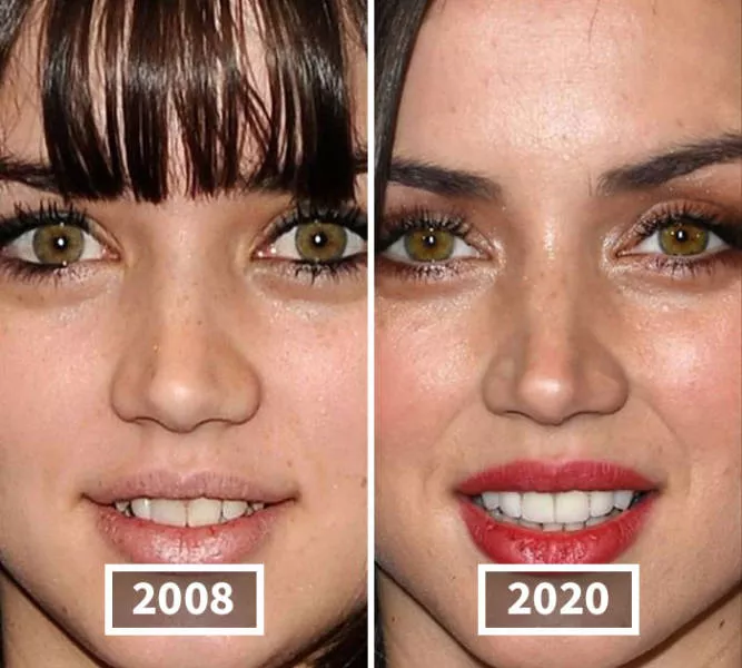 Faces of celebrities over time - #48 