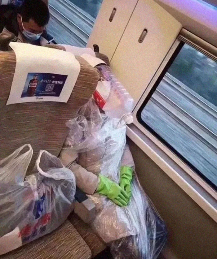 Corona in the subways