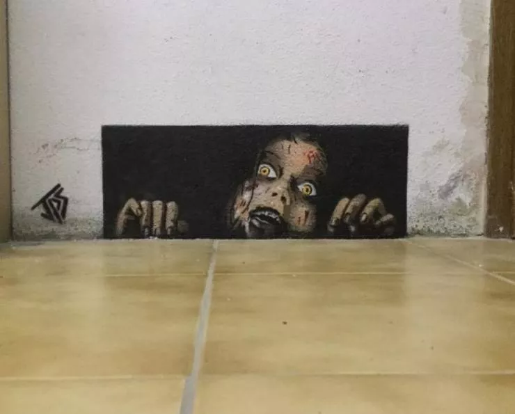 When art is camouflaged in the streets