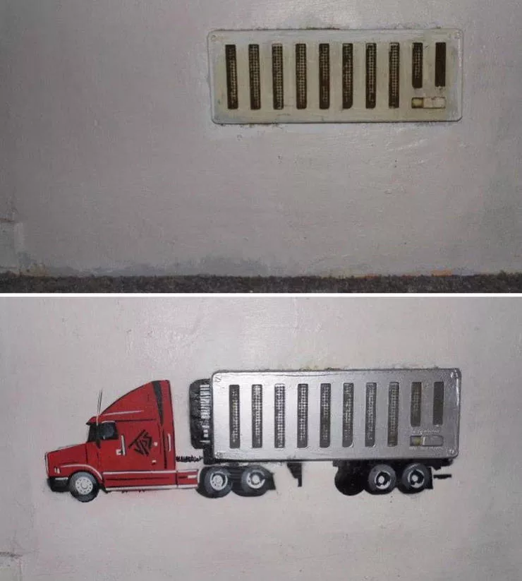 When art is camouflaged in the streets - #27 