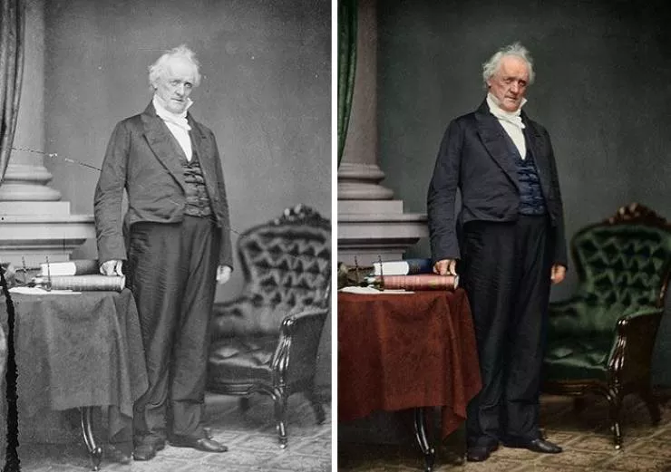 Anciennes photos de presidents americains restaurees - #10 