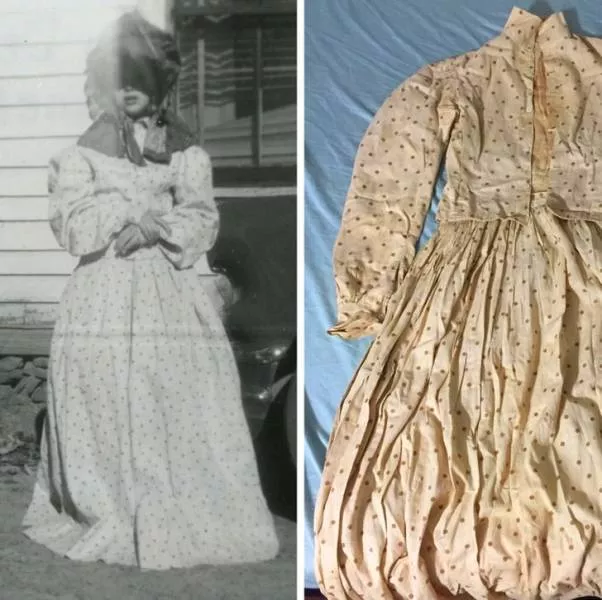 Relics of families transferred between generations - #17 X3 grandmother 1950