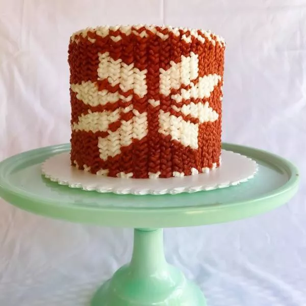 Top art talents - #4 The knit cake