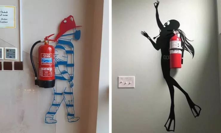 Top designs etonnants - #13 L'art d'extincteur