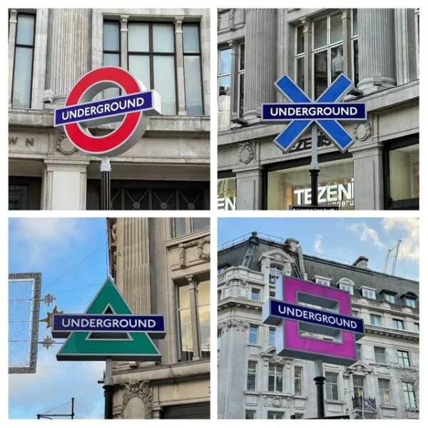 Top designs etonnants - #16 Panneaux de la station de métro près du siège de PlayStation à Oxford