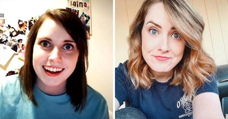 Ce quil sont devenu les heros des memes maintenant - #13 Petite amie trop attachée (Laina Morris)
