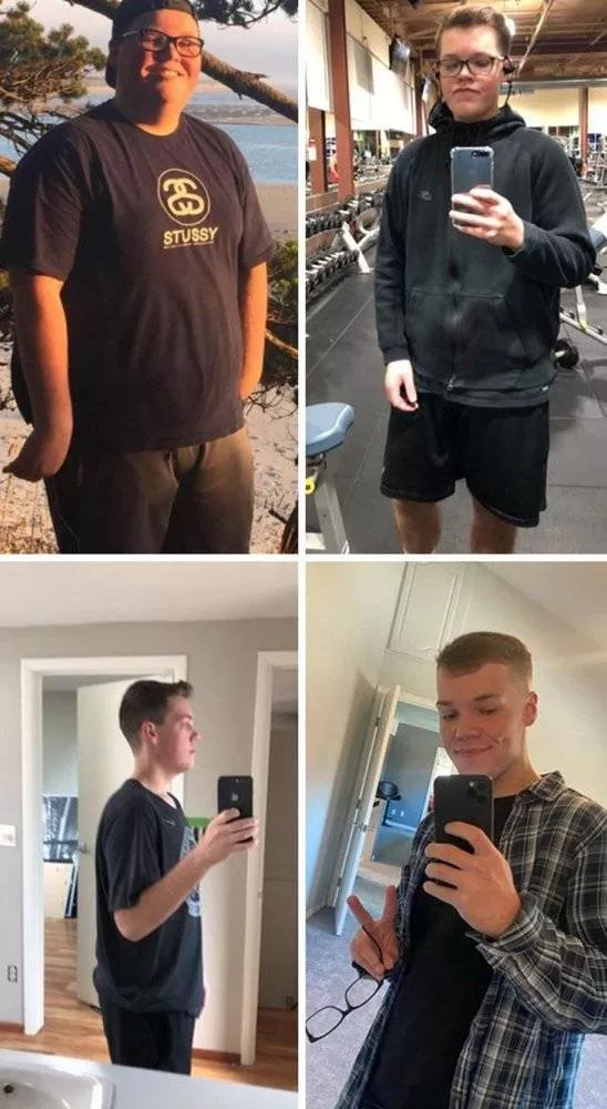 Incredible examples of willpower - #6 Less 58 kilos in 4 years