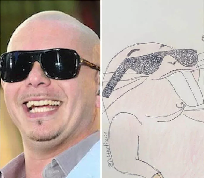 Celebrity portraits in pen - #11 