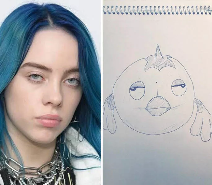 Celebrity portraits in pen - #25 