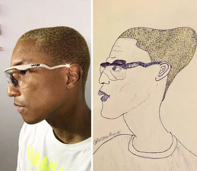 Celebrity portraits in pen - #32 