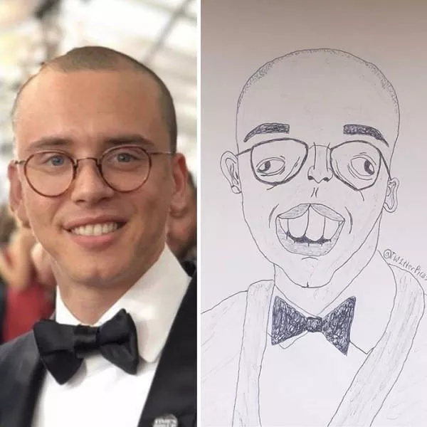 Celebrity portraits in pen - #33 