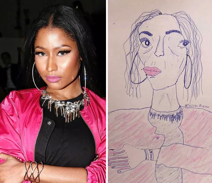Celebrity portraits in pen - #35 