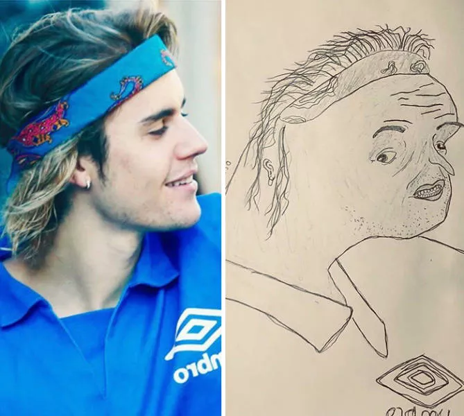 Celebrity portraits in pen - #4 