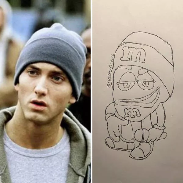 Celebrity portraits in pen - #9 