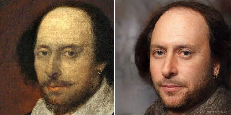 Historical figures become real