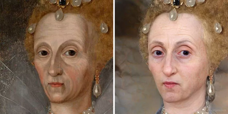 Figures historiques devenus reel - #9 Queen Elizabeth I (Old)