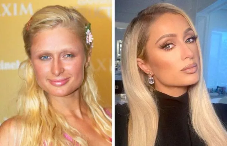 Evaluation des celebrites au cours de ces dernieres annees - #1 Paris Hilton (2004 vs 2021)