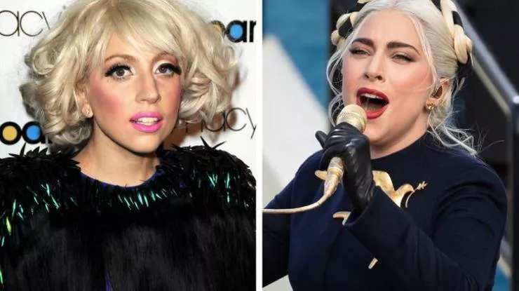 Evaluation des celebrites au cours de ces dernieres annees - #12 Lady Gaga (2009 vs 2021)