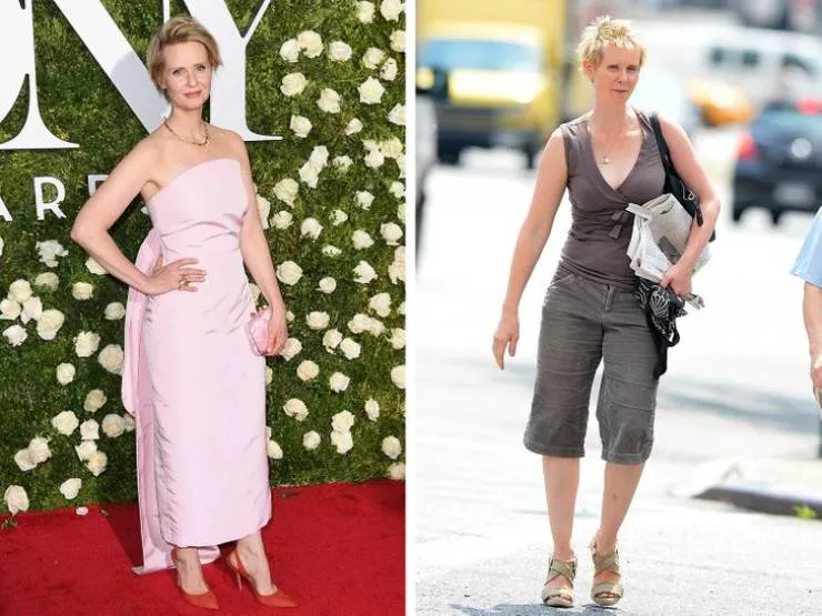 Celebrites en vetements regulier - #4 Cynthia Nixon 0 