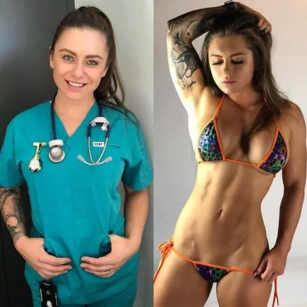 Hot girls with and without uniforms - #45 