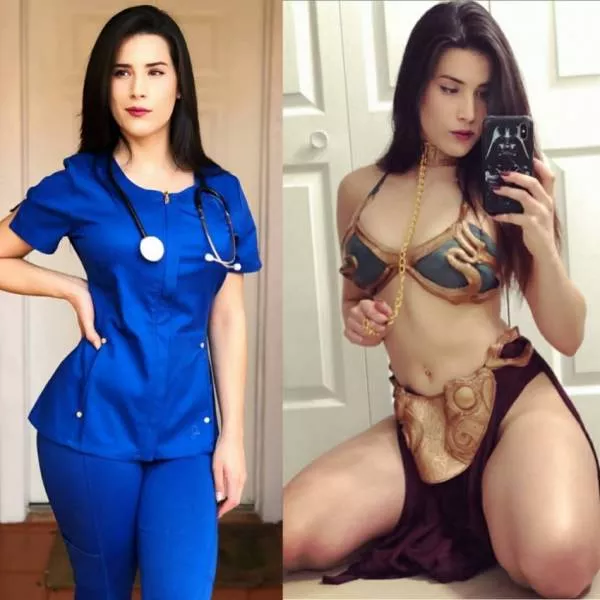 Hot girls with and without uniforms
