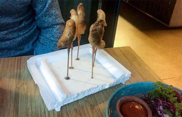 The most bizarre food servings - #1 