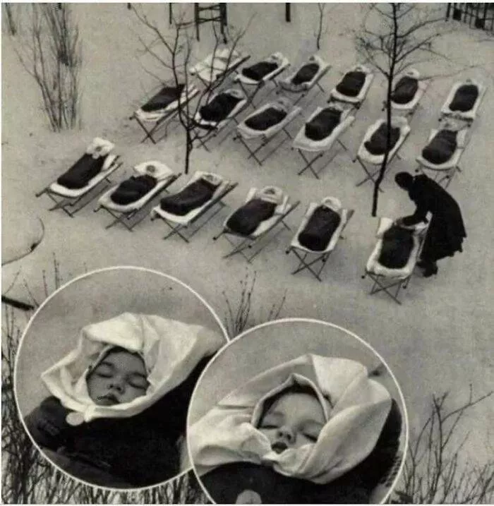 Des anciennes photos tres touchants - #39 Renforcer le système immunitaire, Moscou 1958