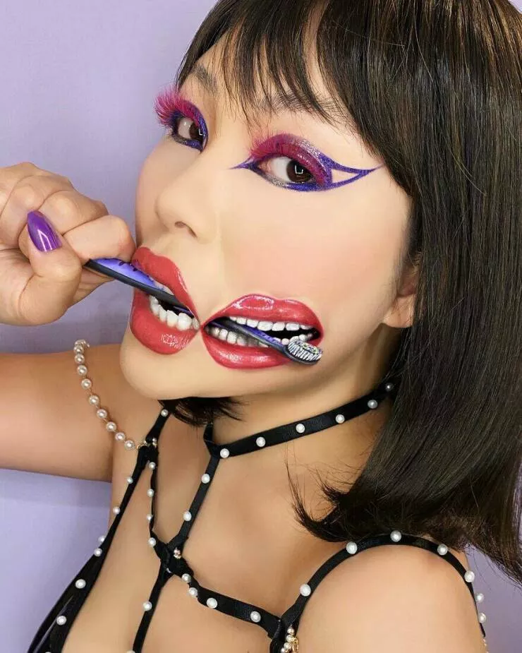 Just putting on makeup - #15 