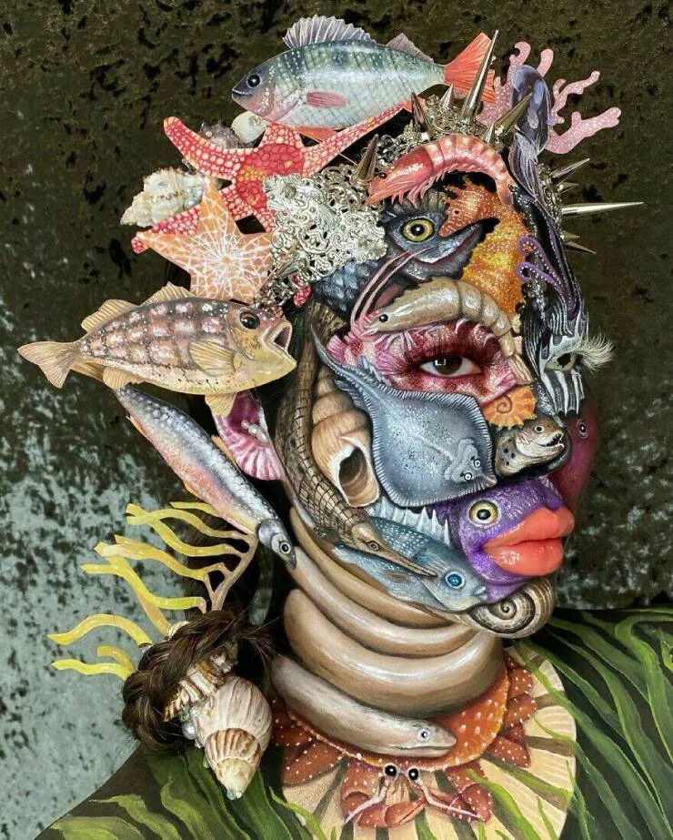 Just putting on makeup
