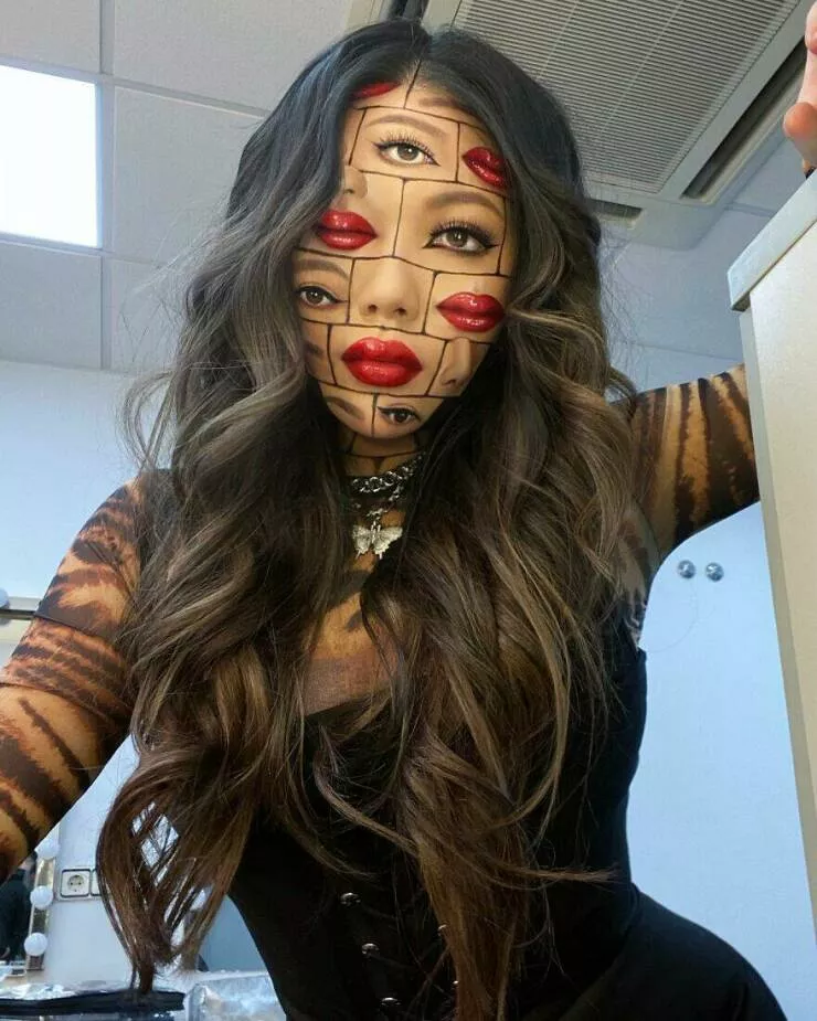Just putting on makeup - #5 