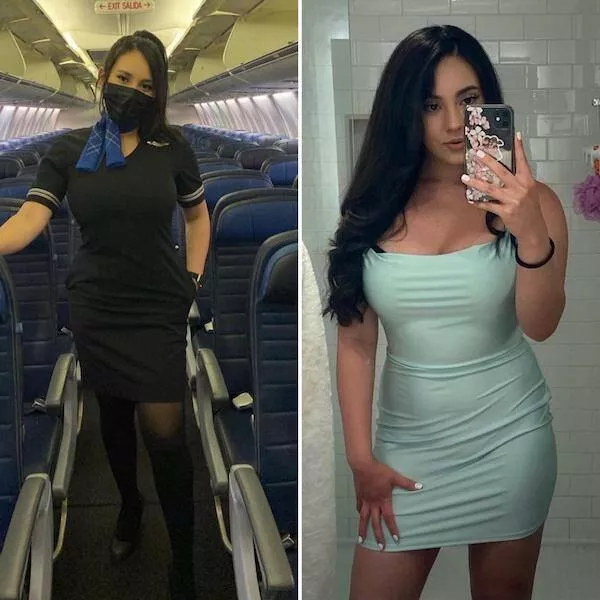 Hot flight attendants - #11 