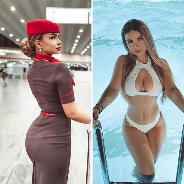 Hot flight attendants