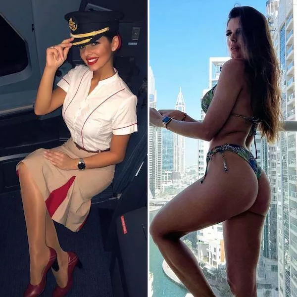 Hot flight attendants - #4 