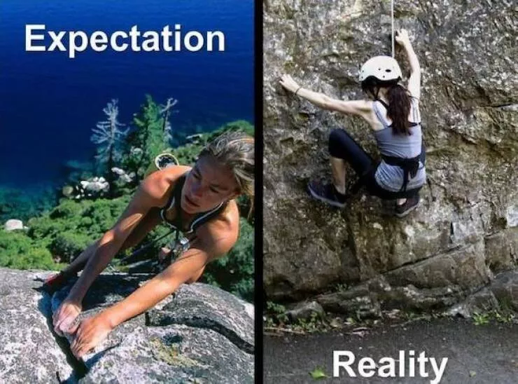 Reality sometimes disappoints us - #29 