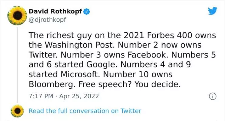 The reactions after the purchase of twitter by elon musk - #11 