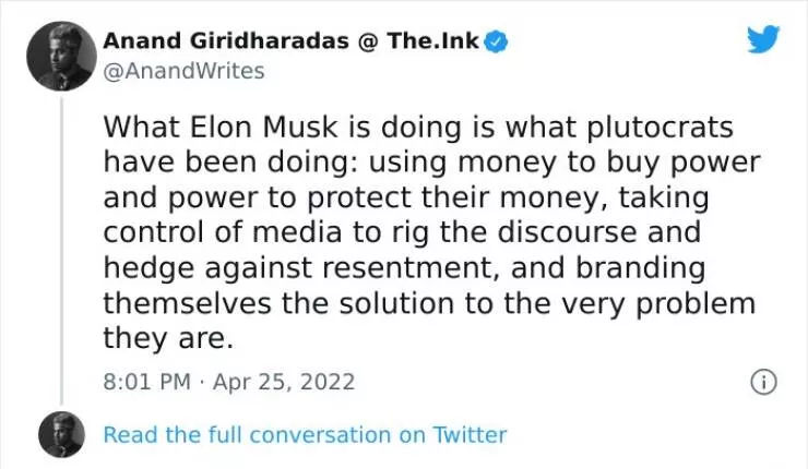 Les reactions apres lachat de twitter par elon musk - #17 