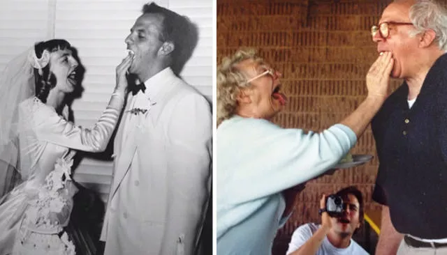 They recreated their old love photos - #21 