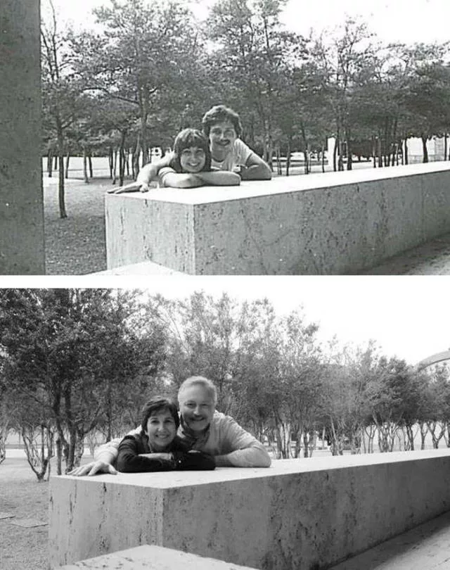 They recreated their old love photos - #26 