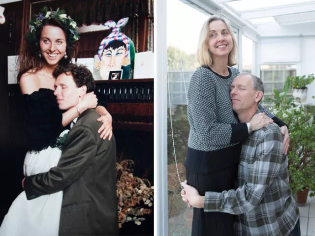 They recreated their old love photos - #27 