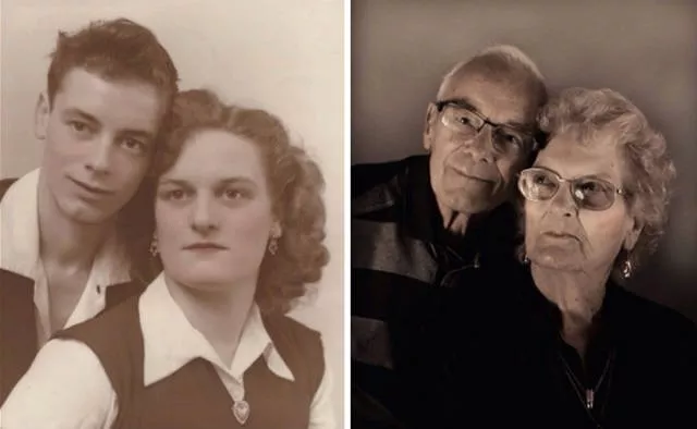 They recreated their old love photos - #29 