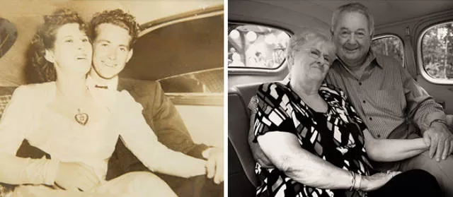 They recreated their old love photos - #32 