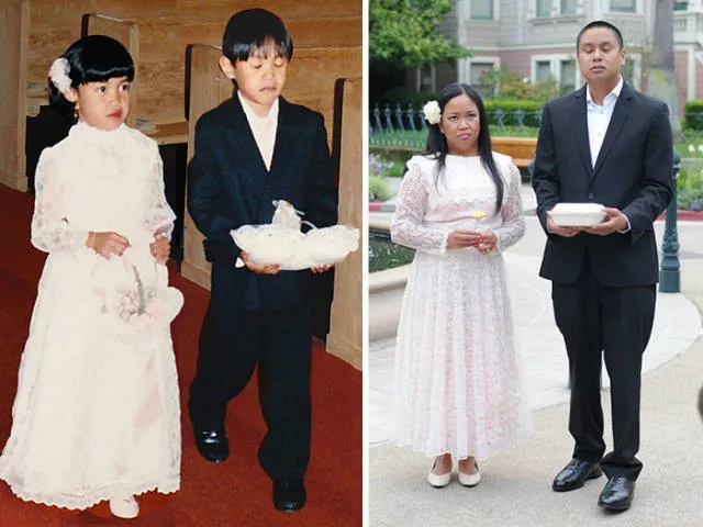 They recreated their old love photos - #39 