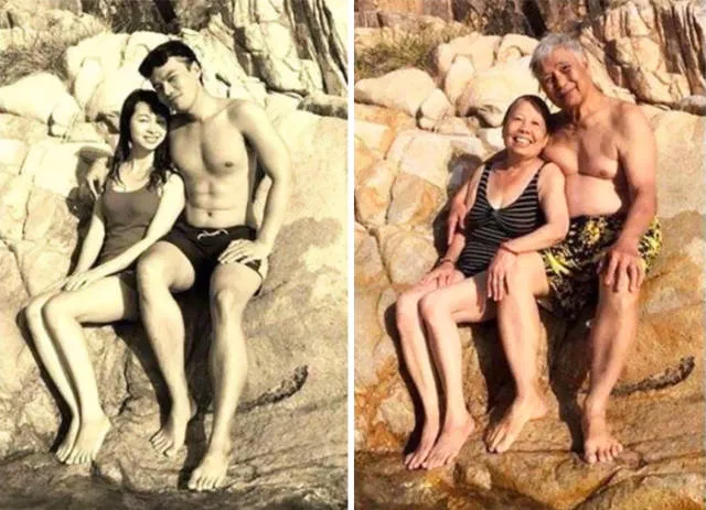 Ils ont recree leurs vieilles photos damour - #4 