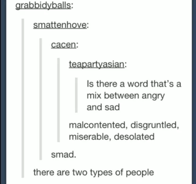 There are two types of personalities - #3 