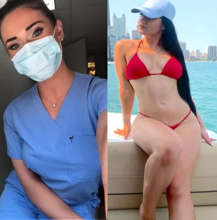 Hot girls with and without their uniforms - #22 