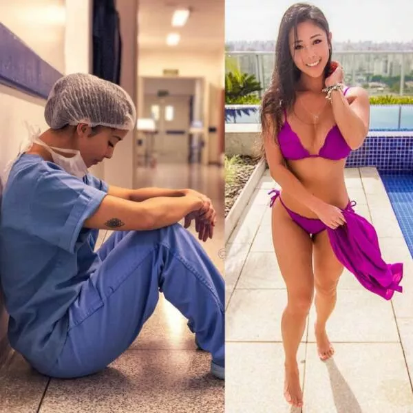 Hot girls with and without their uniforms - #29 